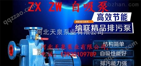 40ZX12.5-50自吸泵厂家