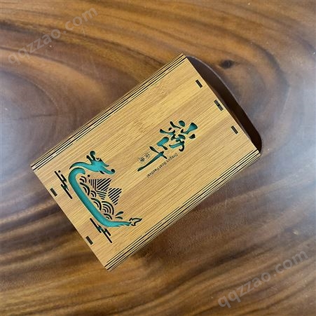 竹制端午手提礼盒 仿竹制节日送礼包装盒定制 通用礼品盒空盒